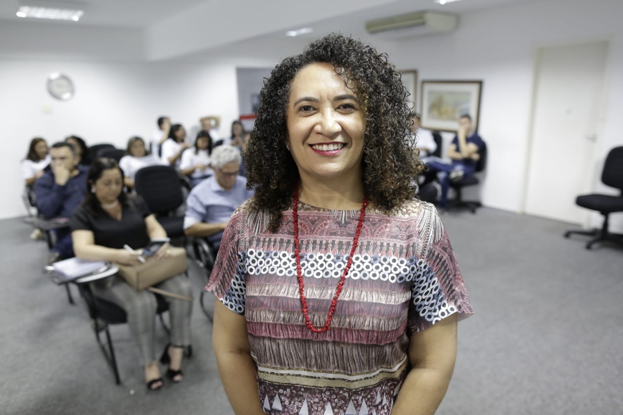 Coordenadora da CODED/CED conhece a UAPI e o modelo de ensino superior EAD adotado no Piauí