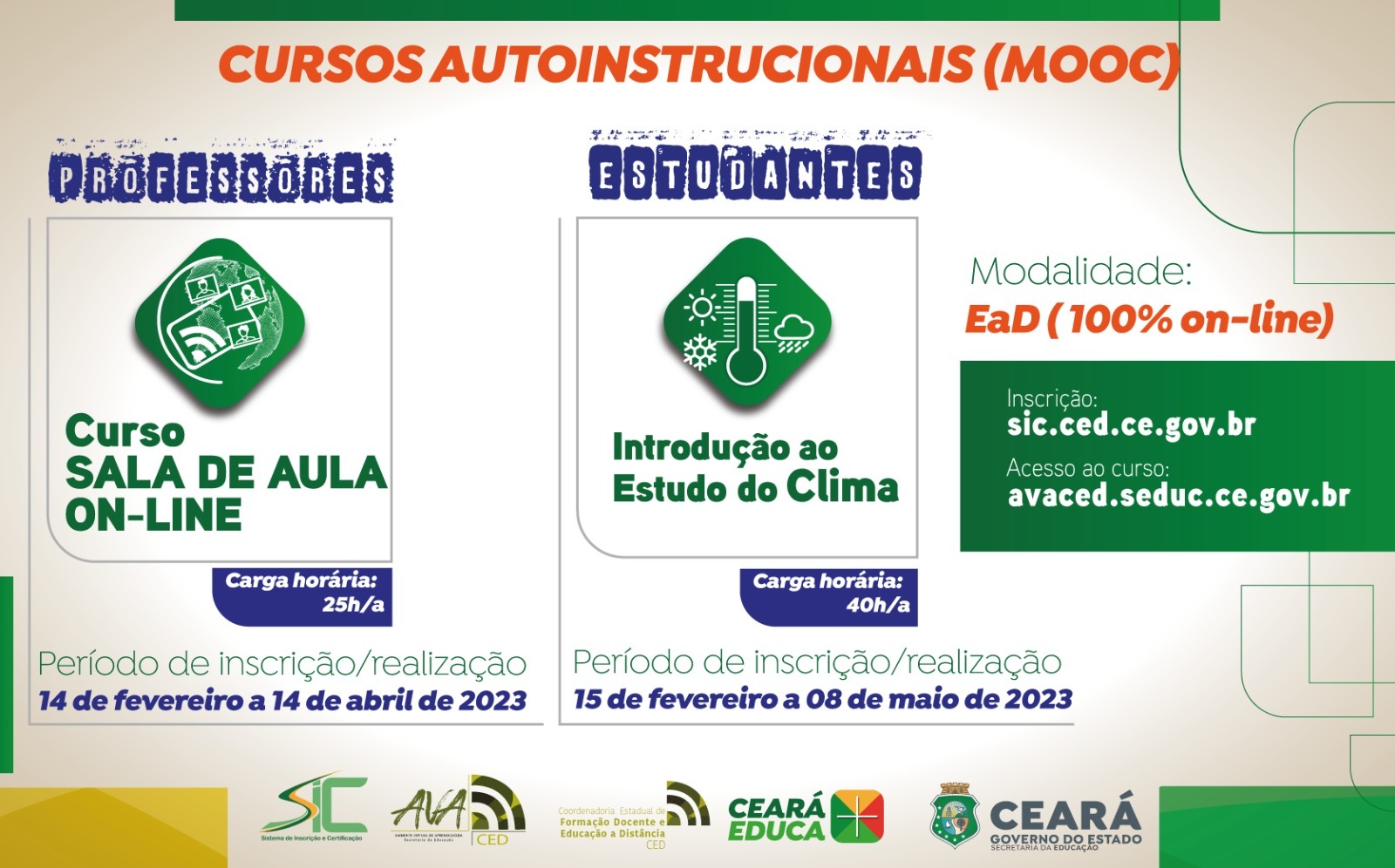 CODED/CED LANÇA CURSO AUTOINSTRUCIONAL (MOOC) PARA PROFESSORAS/ES E ESTUDANTES