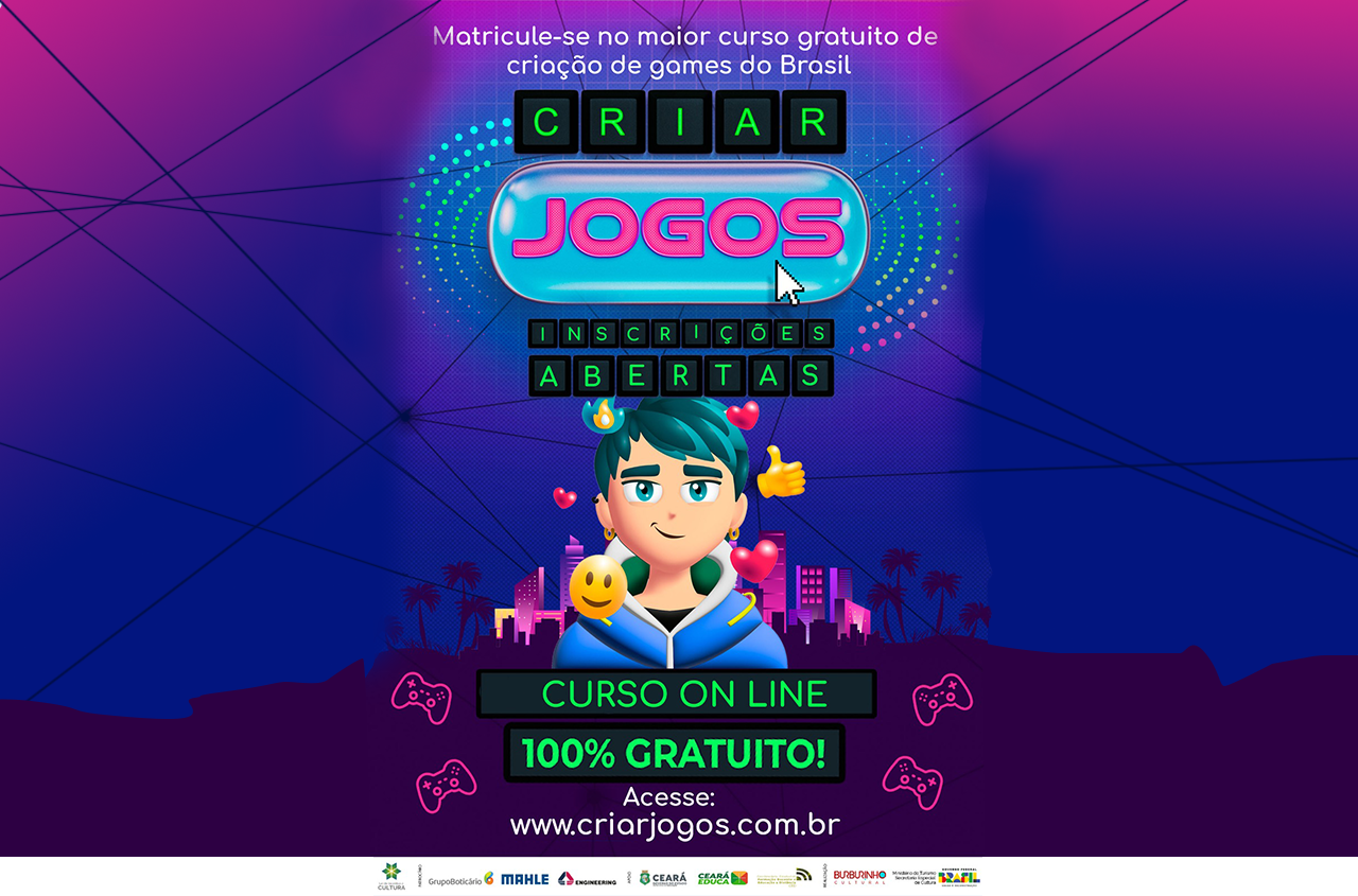 SEDUC LANÇA DIRETRIZES PARA O CURSO CRIAR JOGOS PARA ESTUDANTES E PROFESSORAS/ES DA REDE PÚBLICA ESTADUAL DE ENSINO DO CEARÁ