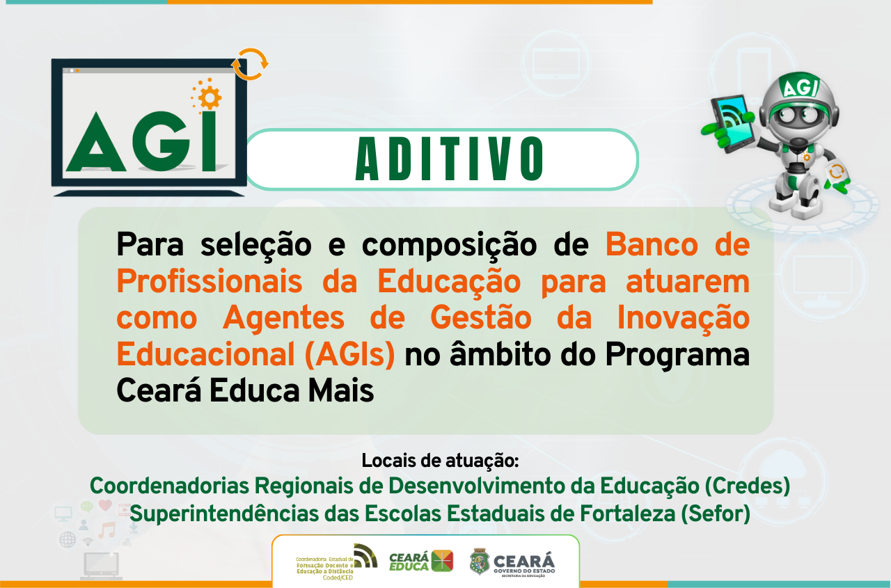 Lançada chamada para seleção de AGIs com atuação nas Credes e Sefor