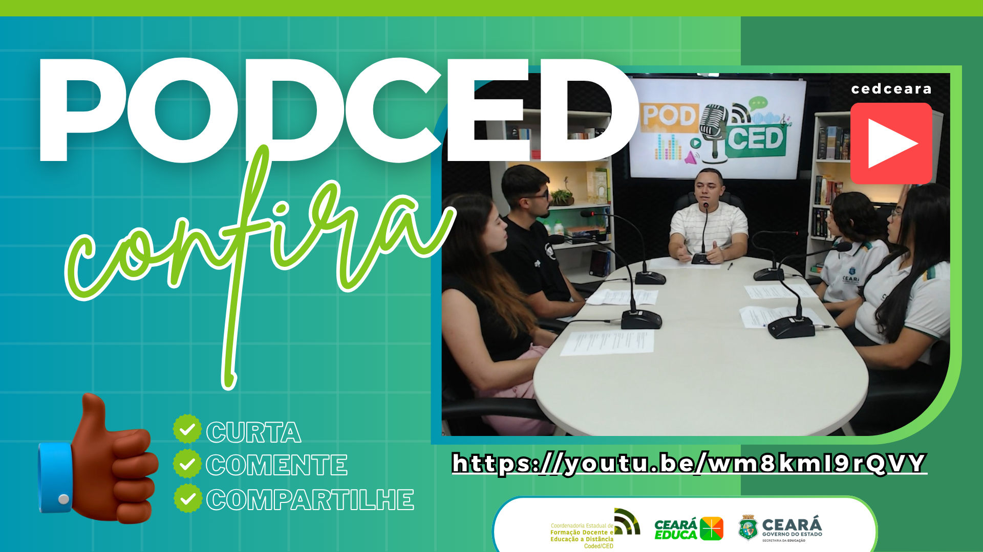 Podcast produzido com apoio da Coded-CED promove conexão internacional em Geografia