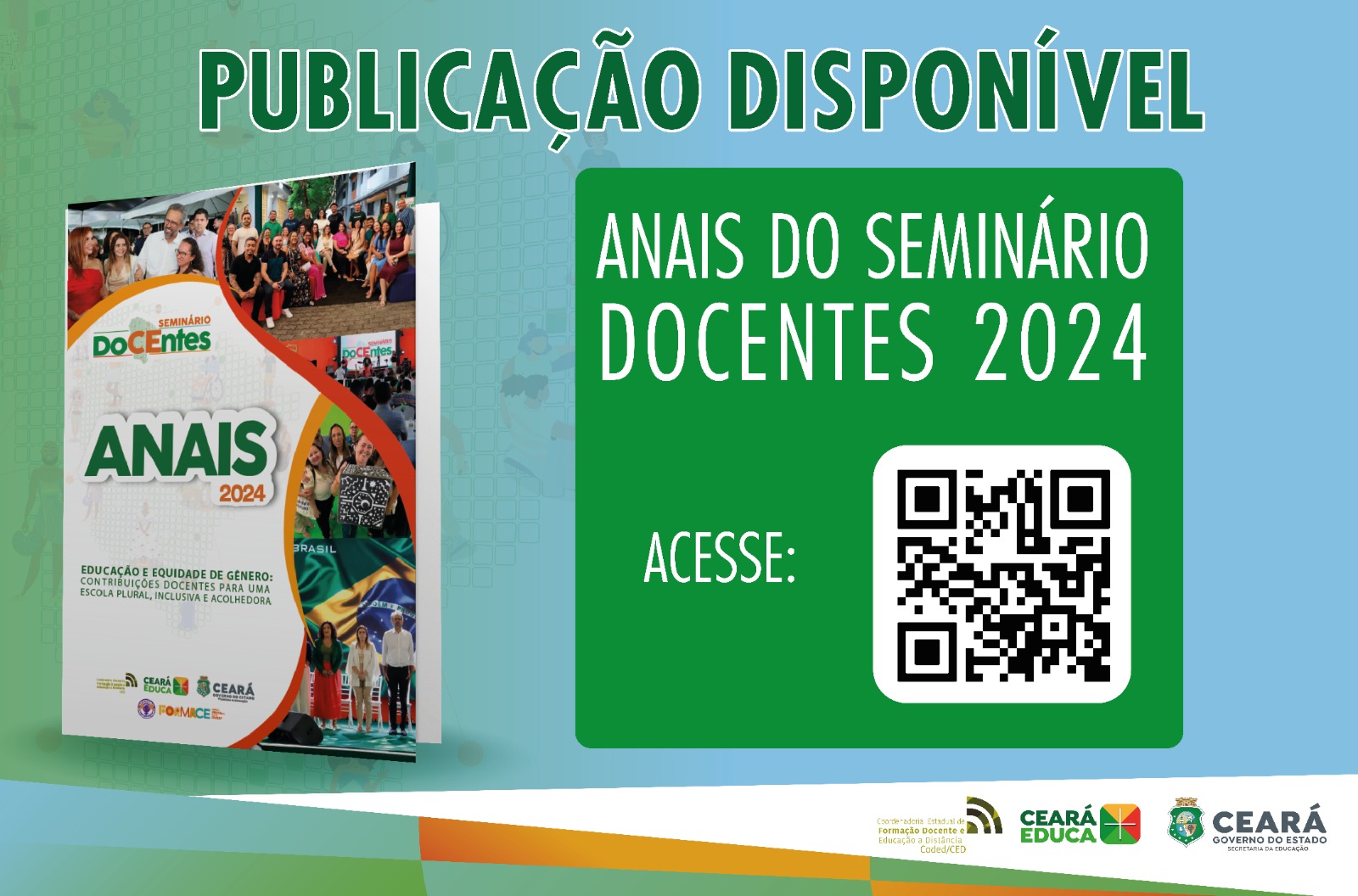 SEDUC LANÇA ANAIS DO SEMINÁRIO DOCENTES 2024