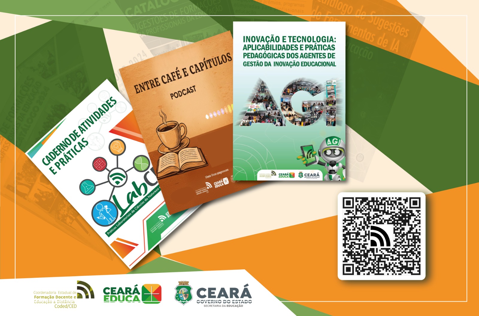 Seduc lança caderno de práticas do LabCED, e-book AGI e PodCED
