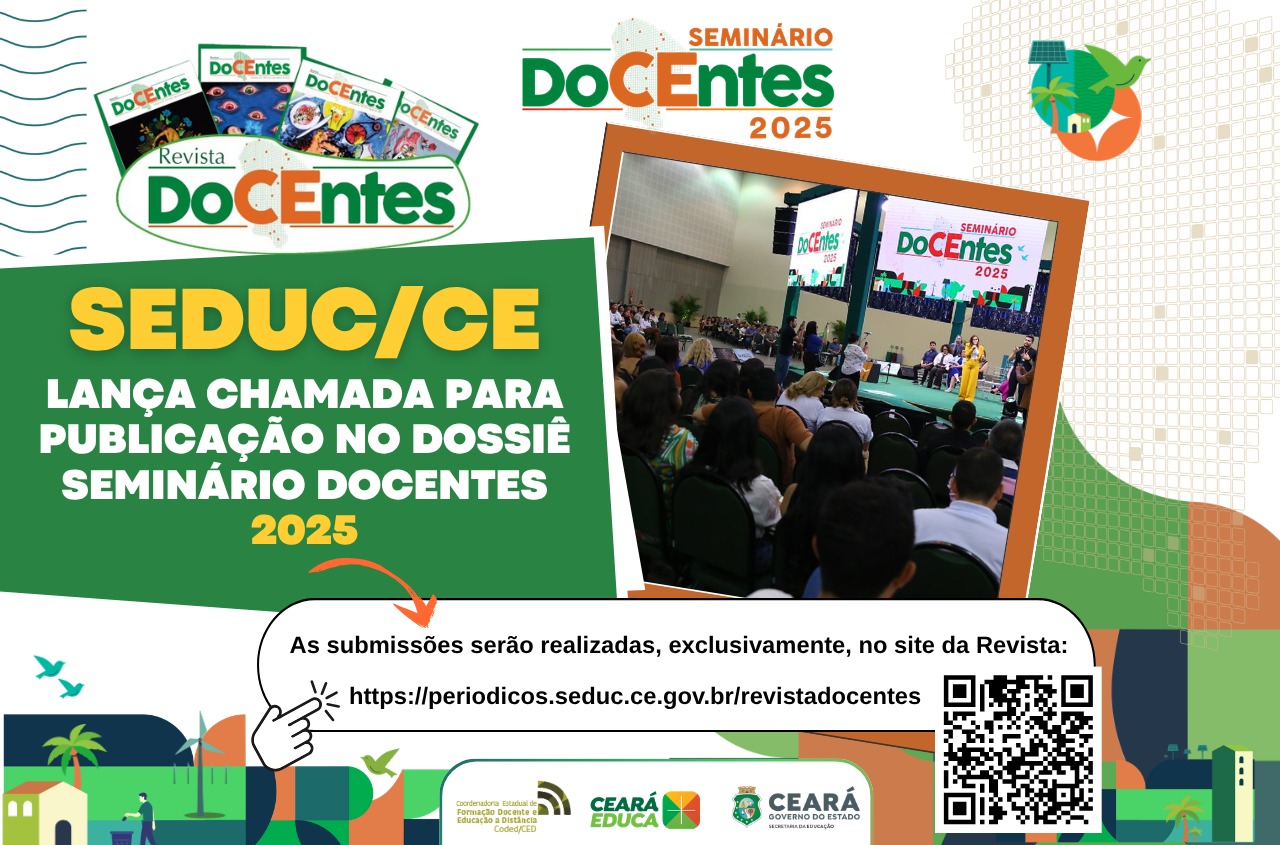 Seduc lança chamada para publicação no Dossiê Seminário Docentes 2025