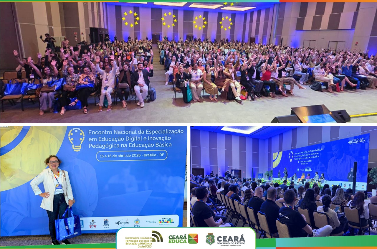 SEDUC PARTICIPA DO ENCONTRO NACIONAL DA ESPECIALIZAÇÃO EM EDUCAÇÃO DIGITAL E INOVAÇÃO PEDAGÓGICA NA EDUCAÇÃO BÁSICA, EM BRASÍLIA