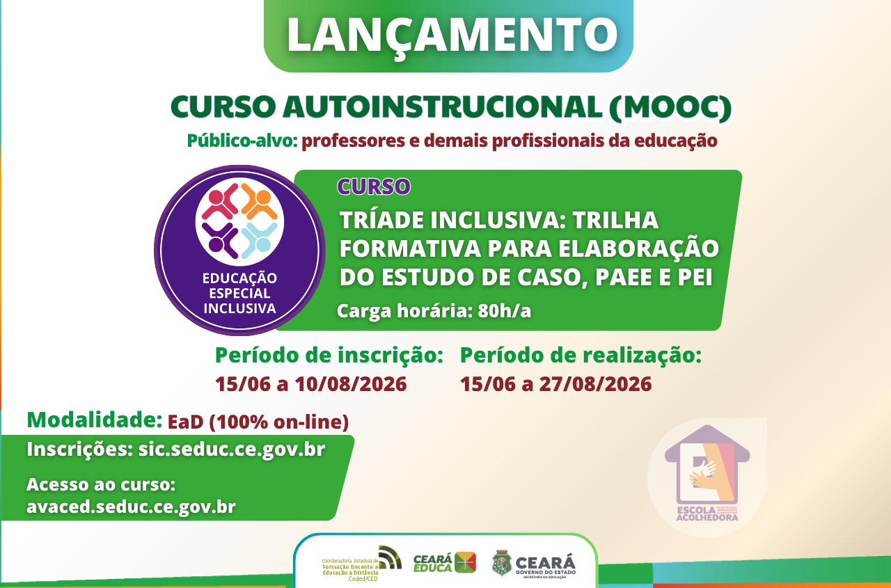 Seduc Lança Curso Tríade Inclusiva