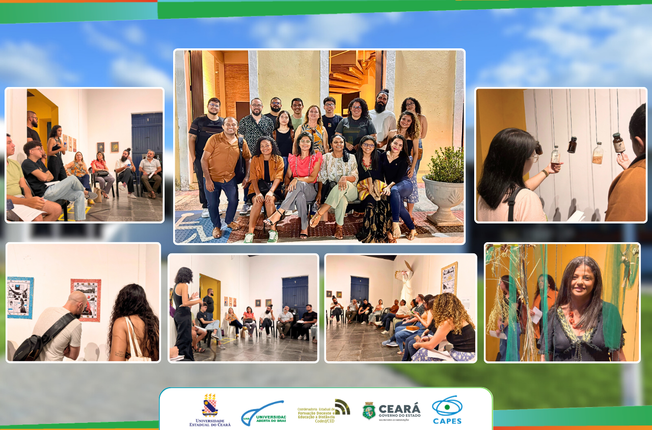 Arte em Movimento: Acadêmicos da UECE visitam exposição na Casa da Cultura de Sobral
